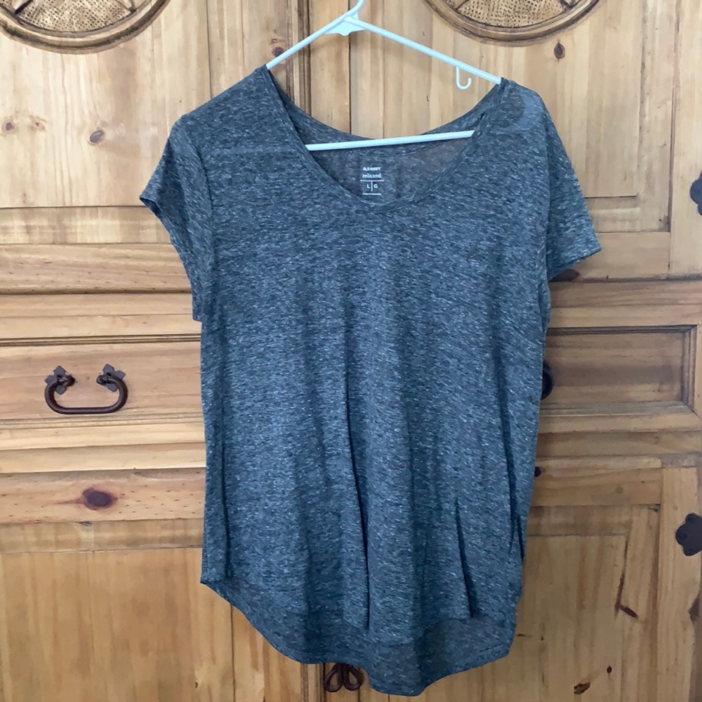 Grey relaxed shirt. Size L